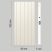 Elektrický keramický vykurovací panel so zásobníkom tepla - ClimaStar SMART TOUCH 1000 W Vertikálny